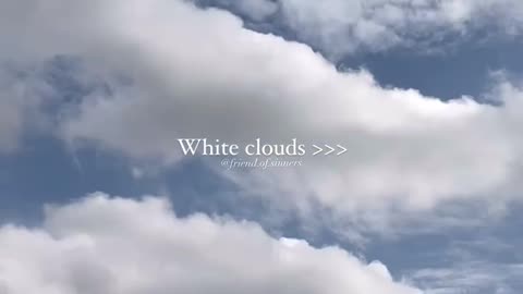 White clouds