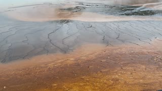 Midway geyser basin Yellowstone