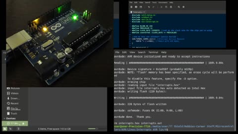 Interrupts - AVR Linux C - No IDE (embedded)