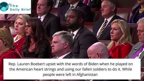 Rep. Lauren Boebert gets upset with Biden