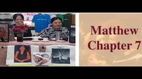 Sunday worship with sister Tabitha and sister Grace- Reading from Matthew Chapter 7-มาร่วมบูชากัน