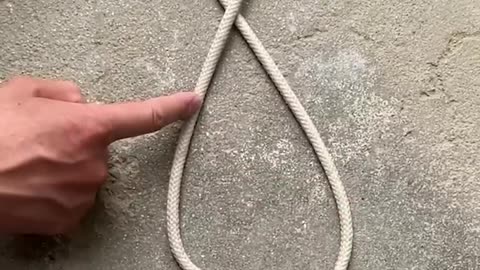 Cross bucket knot“Knot skills” practical knot