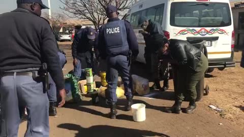 Vosloorus hostel raid.