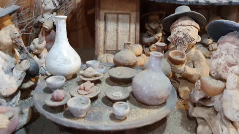 Clay works, Joseon dynasty wedding ceremony, Namhae Haeoreum Art Village