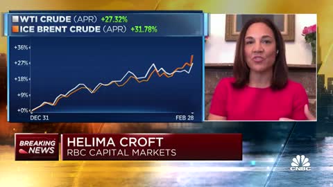 Expect crude oil prices to continue to rise, says RBC Capital's Helima Croft