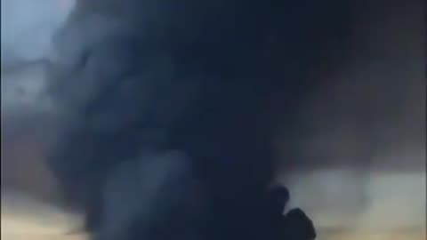 Lightning ripples through the ash cloud of an erupting Taal Volcano.