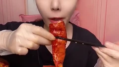 ASMR Mukbang Eating, Delicious Food Eating, Asian Primitive Eating show #shorts #AsmrEating (2)