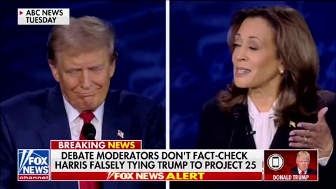 President Trump ROASTS the ABC moderators for not debunking Kamala’s lies!