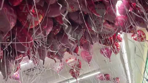 Dollar Store Filled With Balloons