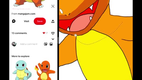 Charmander speedpaint + proof of no tracing