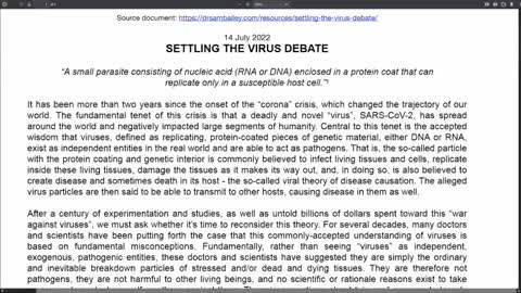 BLINDED VIRUS STUDY NEEDED - DR MIKE YEADON SIGNS ON WITH DR. COWAN, DR. BAILEY & DR. KAUFMAN