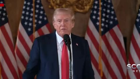 President Trump News Conference At Mar-A-Lago