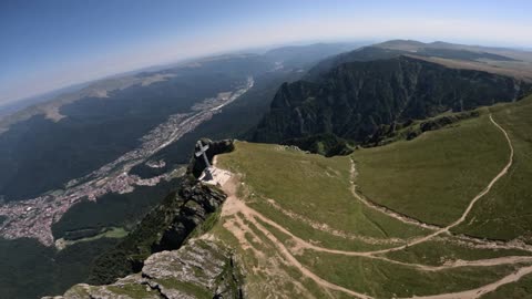 Cross of the Heroes on Mount Caraiman(Crucea Eroilor de pe Muntele Caraiman),Busteni, Bucegi-Romania