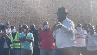 Police Minister Bheki Cele in Phoenix, KZN on Saturday.