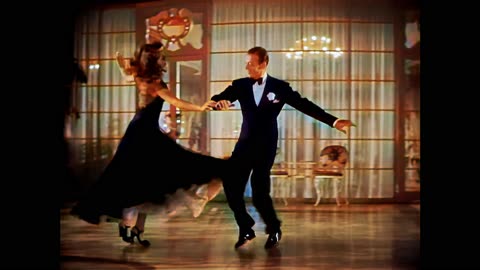 You Were Never Lovelier 1942 Fred Astaire Rita Hayworth I'm Old Fashioned colorized remastered 4k