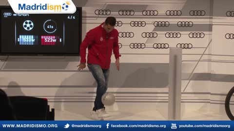 Cristiano Ronaldo - AMAZING BALL CONTROL at the Audi Energy Competition