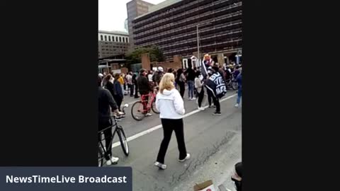 Leftists Protest President Donald Trump In Philadelphia ABC Town Hall 9.15.20