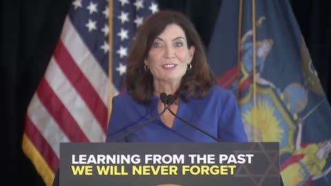 Pathetic NY Gov Kathy Hochul Attempts To Beg Jewish People To Stay In New York