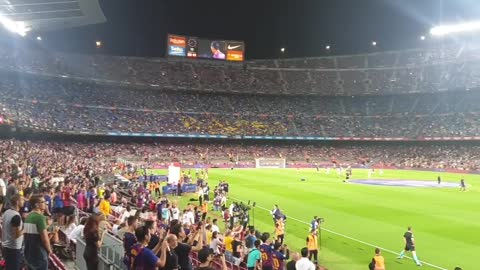 "Camp Nou," the hot-hot Barcelona home stadium