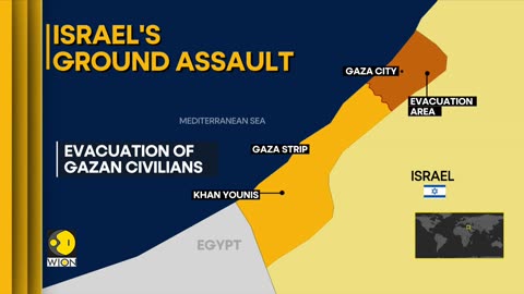 Israel-Palestine war_ Israel prepares ground attack on Gaza as Palestinians flee _ WION