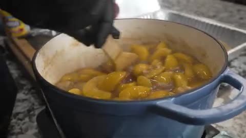 You Can't Miss This July 4th Peach Cobbler!