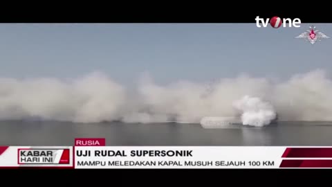 Kabar Hari Ini tvOne_Mampu Meledakan Kapal Sejauh 100 KM, Rusia Uji Rudal Supersonik