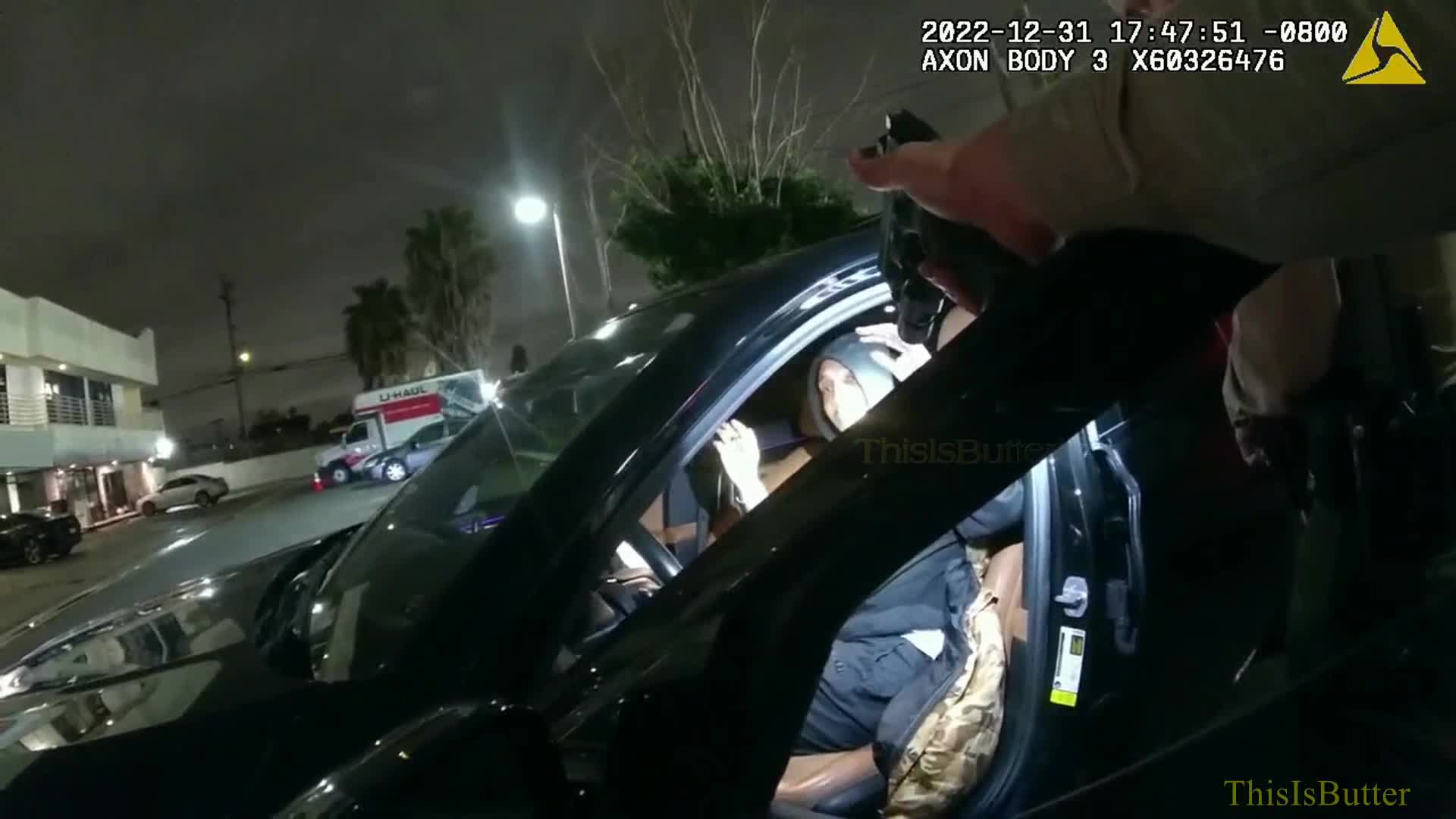 Body cam footage shows viral traffic stop involving rapper in South Los ...
