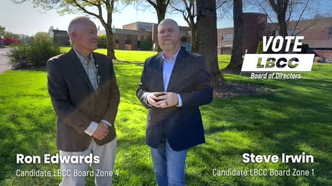 LBCC Candidates Stephen Irwin and Ron Edwards, 2023