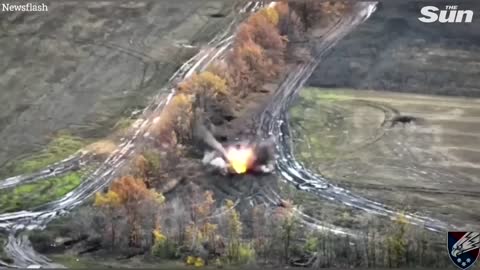 Ukrainian paratroopers pummel Russian positions on frontlines