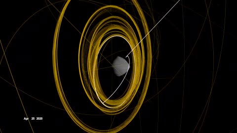 ORISIS-REx Slings Orbit Web Around Astroid To Capture Sample