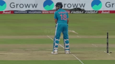 KOHLI BOWLED 60fps by Irfan Junejo