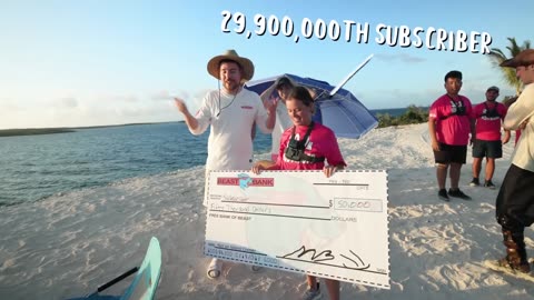 I Gave My 100,000,000th Subscriber An Island