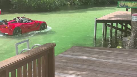 Car Boat in the Weeki Wachee River