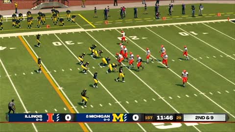 #21 Illinois (7-3) AT #2 Michigan (10-0) Saturday November 19th 2022!! 12PM Kick Off (SIM)