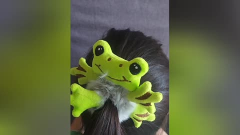 Cute Frog Design Fashionable Hair Tie