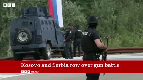 Kosovo and Serbia row over monastery gun battle - BBC News