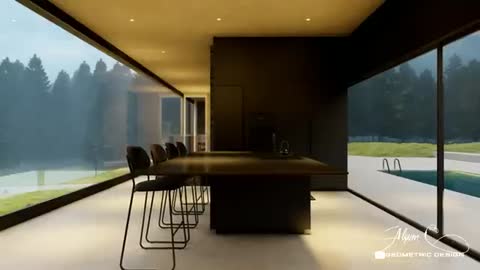 CASA SUSPENSA MINIMALISTA DE 120 M² COM MUITA PERSONALIDADE E SOBRIEDADE - BLACK LINE