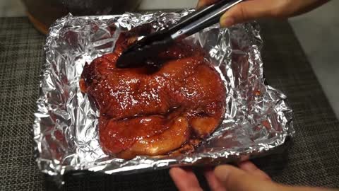 Easy Char Siew Chicken Roast _ Chinese style red honey bbq chicken