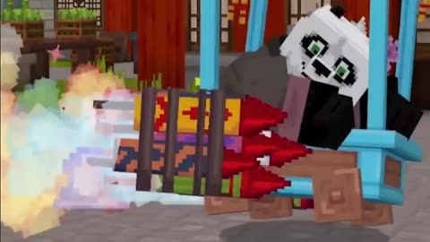 Minecraft kung-fu panda 🐼