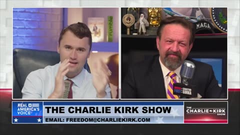 Pence is just another elitist snob. Sebastian Gorka with Charlie Kirk