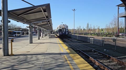 Sounder arriving in Everett, Washington 4/19/2024