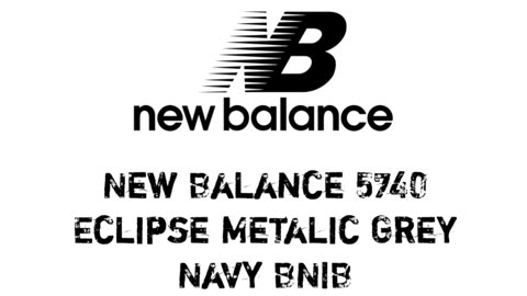 New Balance 5740 Eclipse Metalic Grey Navy BNIB