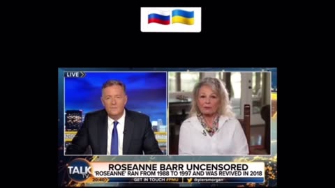 Roseanne Barr SMACKS DOWN Piers Morgan ON UKRAINE EVIL