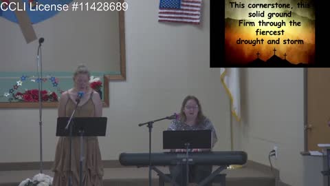 Moose Creek Baptist Church Sing “In Christ Alone“ During Service 6-26-2022