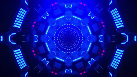 4k blue cool dj music stage background video