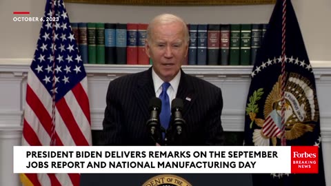 BREAKING NEWS- President Biden Takes A Victory Lap After Release Of September Jobs Report