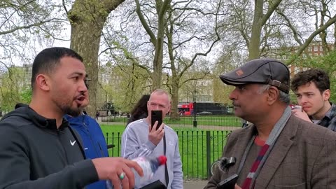 Speakers Corner - A Muslim Learns That Allah Will Put Muslim Sins On Jews & Christains