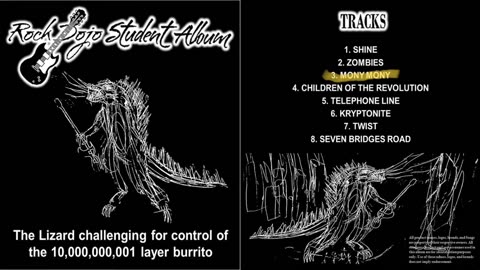 Rock Dojo Student Album #20 “Lizard”: Mony Mony (Billy idol Cover) Track 3