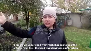 2022-11-05 residents from Shakhtyorsk about Ukrainian shelling