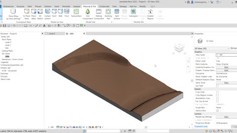 AUTODESK REVIT ARCHITECTURE 2022: CREATING TOPOSURFACE